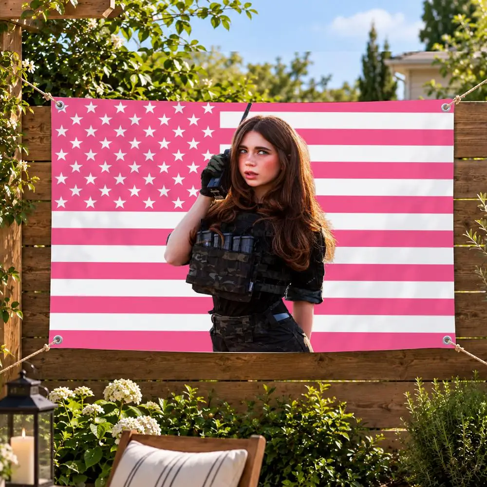 Creator Internet Hailey Lujan Flags Decorative Flag Banner Indoor Outdoor Garden Yard Patio Party Camping Wall Decor Gift