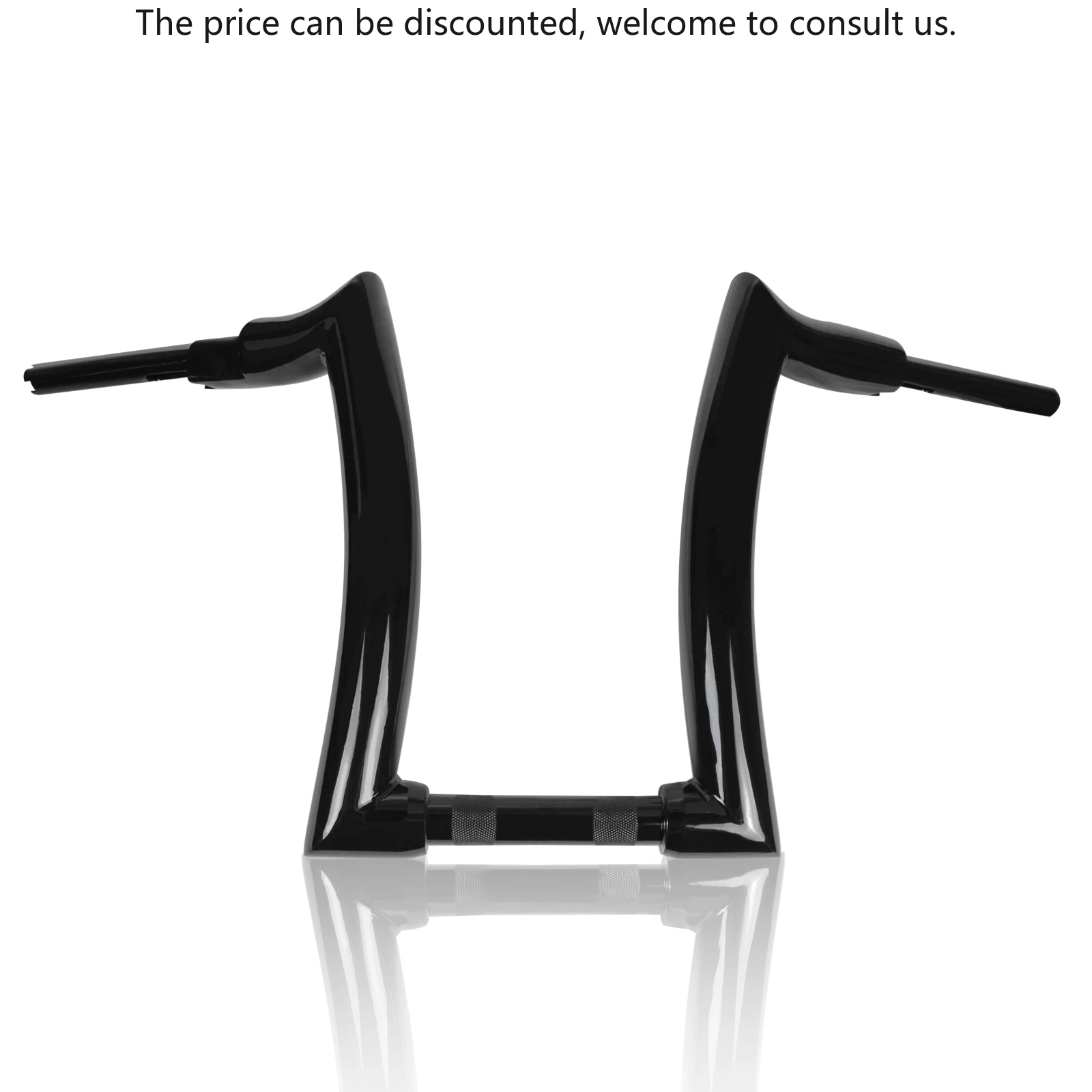

Black 25mm Motorcycle Handle Bar 14'' Rise 2" Ape Hanger Handlebar Aluminum Fits For Harley Motorcycle Handlebar