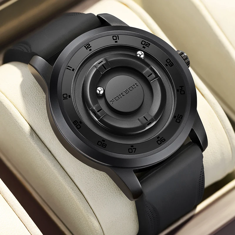 Men's Fashion Quartz Watch with Magnetic Force Quartz