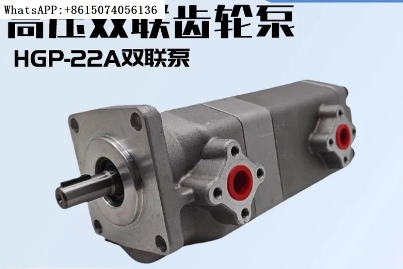 

High pressure dual gear pump HGP-22A-F2/2R hydraulic oil pump for lifting machine