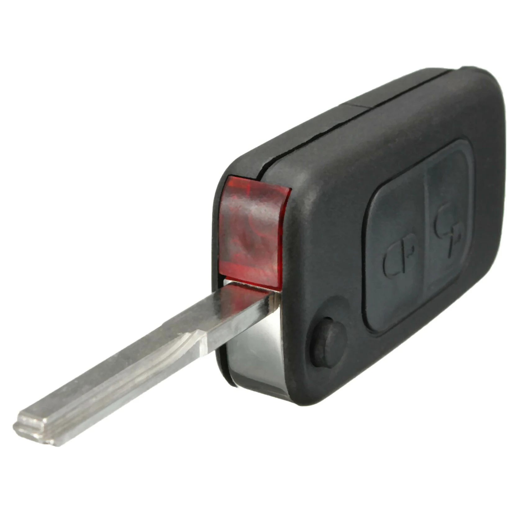 Stable-2X 2 Button Flip Remote Key Case HU64 Blade FOB For Mercedes Benz A C E S W168 W202 Car