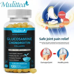 Mulittea Glucosamine Chondroitin Capsules with MSM Vitamin D3   Non GMO，Gluten free Healthy Food Supplements