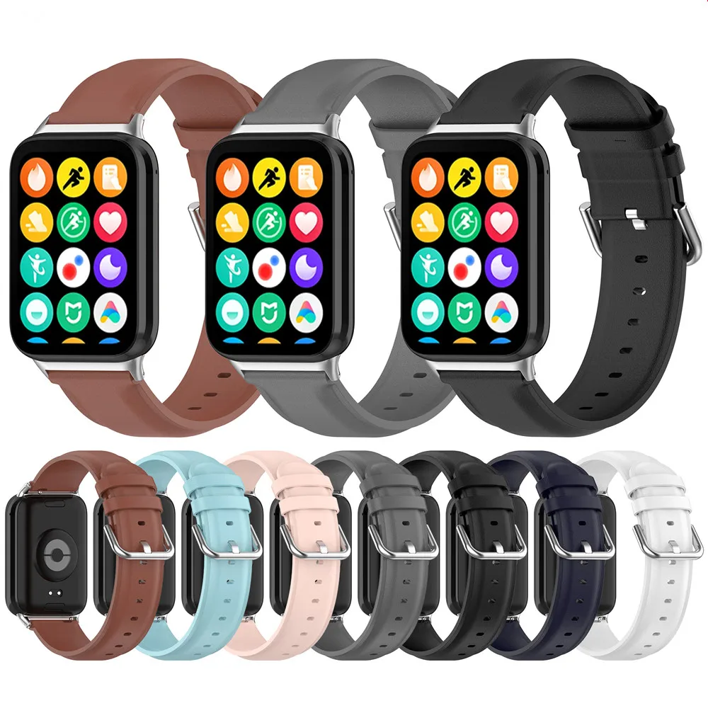 

Ремешок кожаный для Xiaomi Mi band 8pro, браслет для смарт-часов xiaomi Mi Band 8 pro, аксессуары для часов