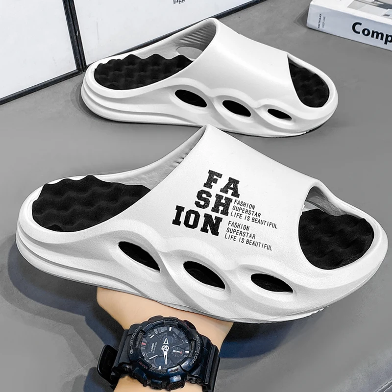 Männer Mode Massage Hausschuhe Indoor/Outdoor Sandalen Strand Flip Flop Dicke Sohle Männliche Rutschen Sommer Nicht-Slip Männer Dusche hausschuhe