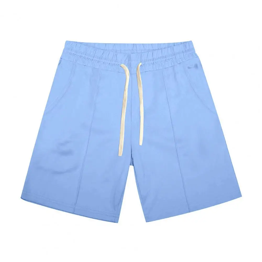 

2026 Men's Summer Quick Drying Shorts British Gentleman Style Casual Sports Stripe Solid Color Shorts Quick-dry Workout Shorts