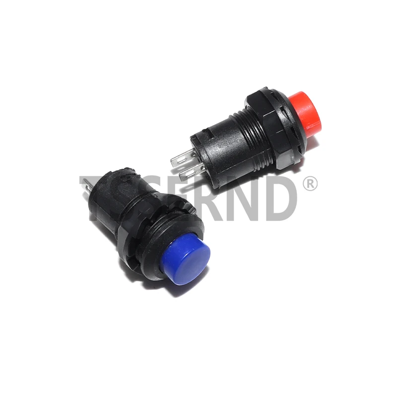 6PCS DS428 12mm Self-Lock /Momentary Pushbutton Switches OFF- ON Push Button Switch 3A /125VAC 1.5A/250VAC DS-428