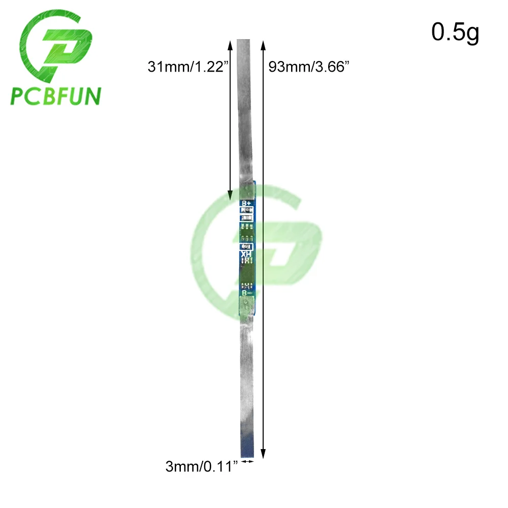 1pcs 1S 3.7V 3A Li-ion BMS PCM Battery Protection Board for 18650 Lithium Battery Overcharge Overdischarge Protection