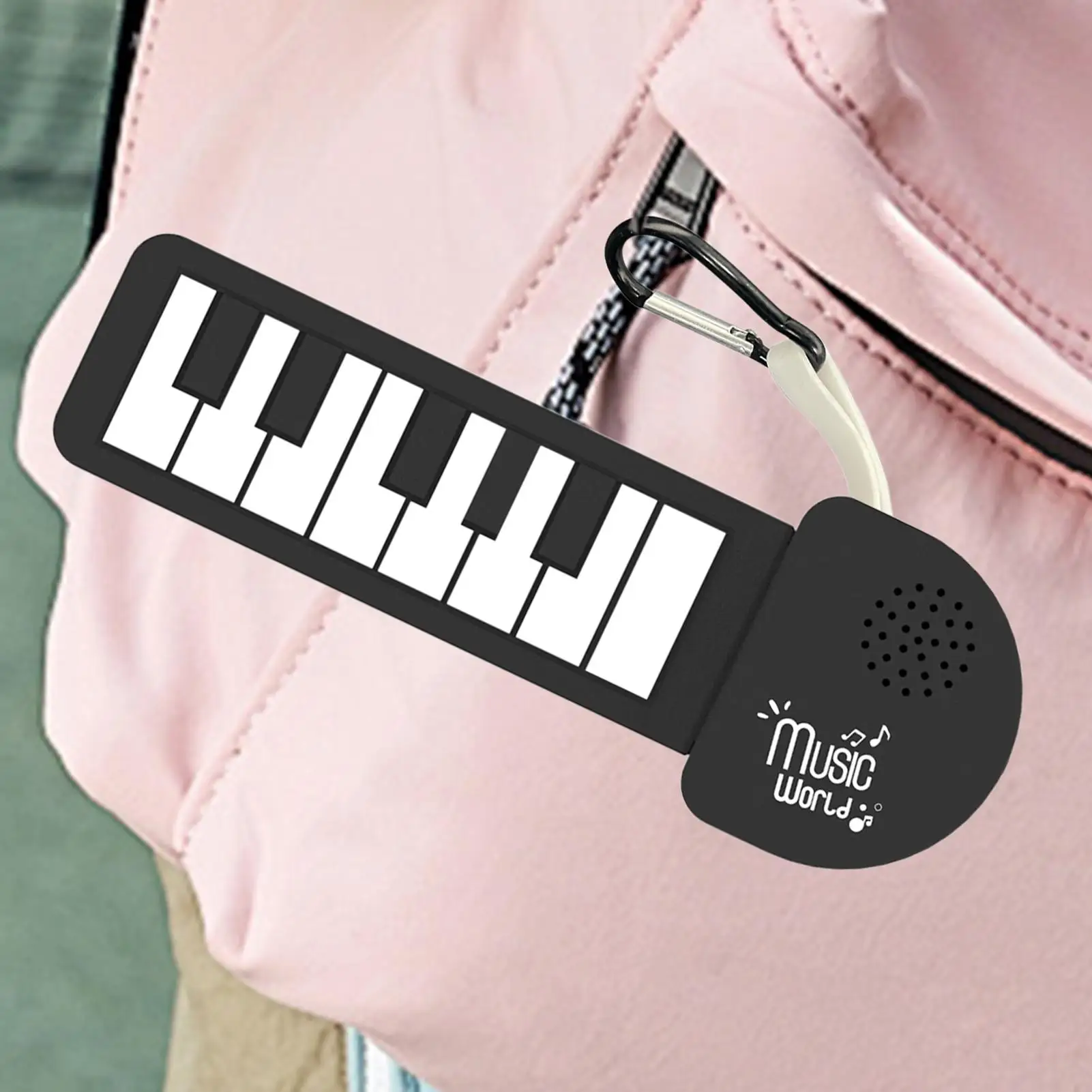 Piano Electrónico enrollable, teclado de Piano plegable eléctrico de silicona, instrumentos musicales para viajes, escuela, actividades al aire libre, hogar