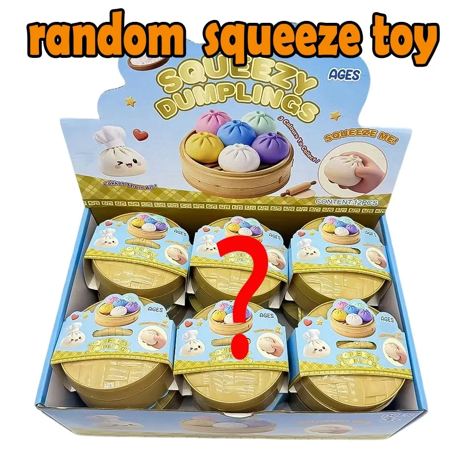 HEISS: Bunte Simulierte Knödel-Überraschungsbox, Squishy-Spielzeug, Entspannendes Antistress-Quetschspielzeug, Stimmungsaufheller, Angstlöser