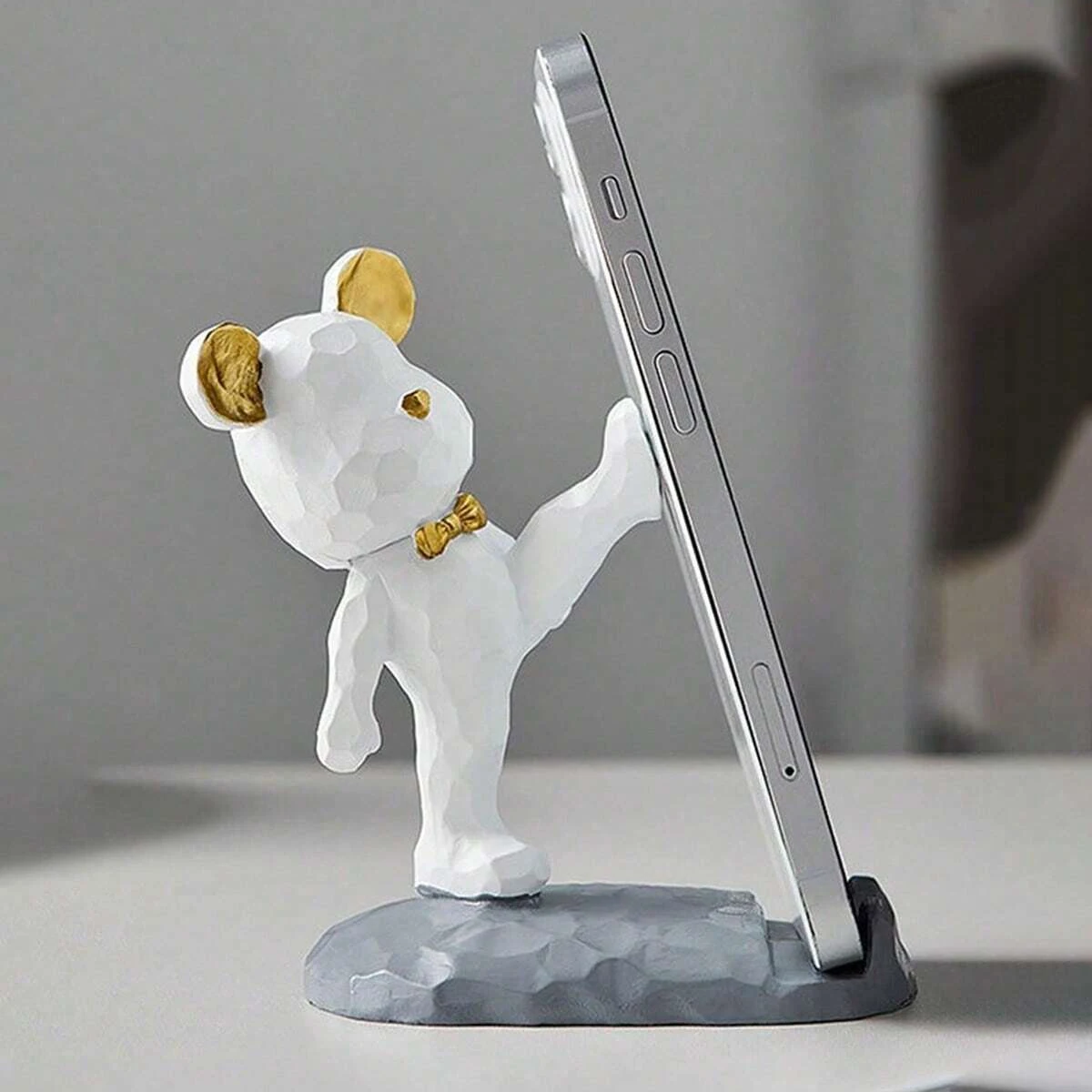 Cartoon Bär Telefon Tablet Ständer 1PC Faul Halterung Hause Desktop Dekoration Ornament für Sichern Drama