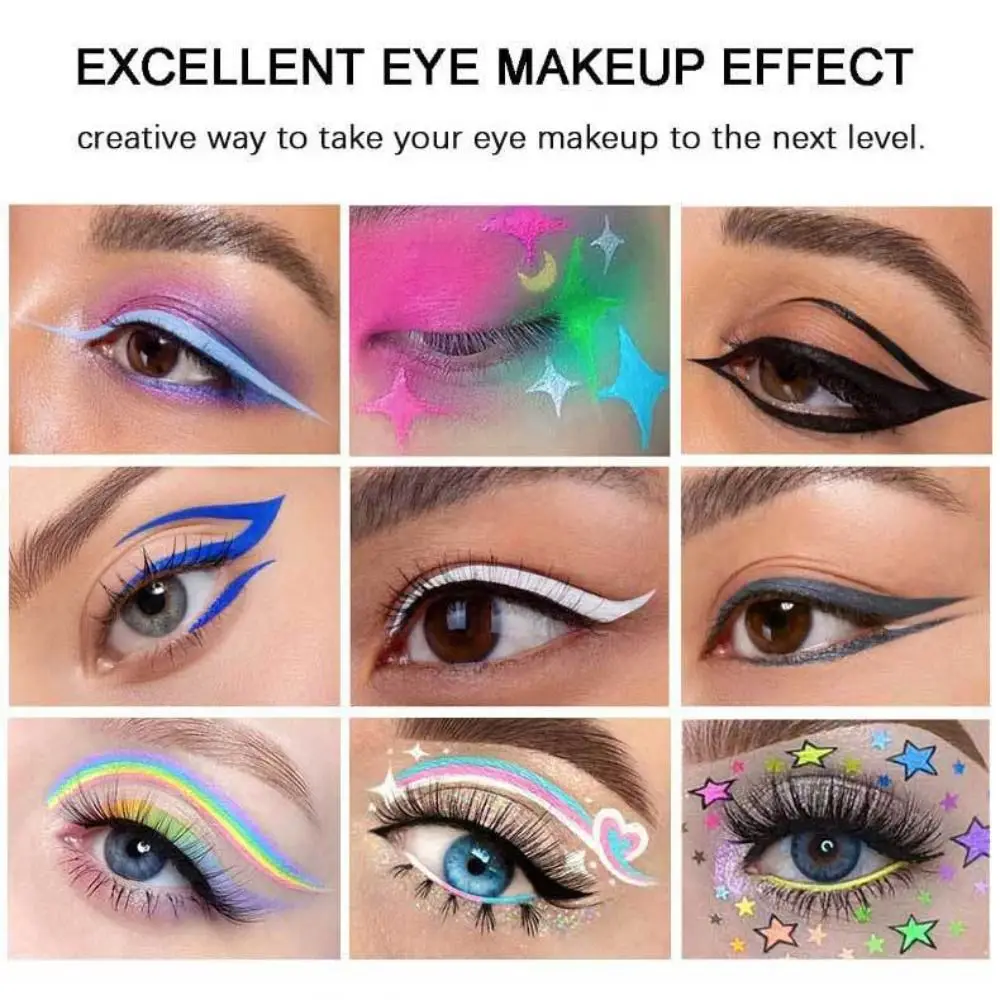 Oogmake-up Schminkenpalet Cosplay Veilig 20-kleuren Gezichtsverf Pigment Gemakkelijk schoon te maken Professionele schaduw Oogpigmenten