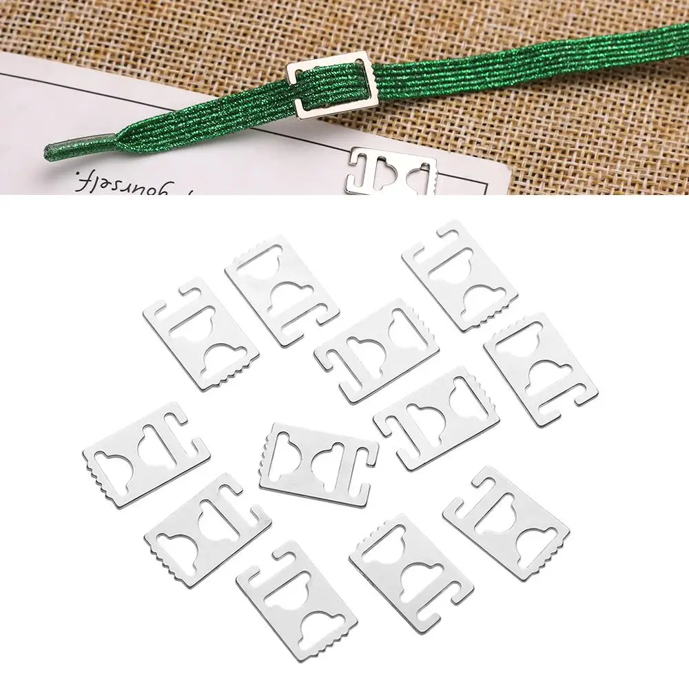 

4 шт./8 шт. новые металлические спортивные шнурки без завязок, быстрая шнуровка, шнурки с пряжкой, ленивые шнурки