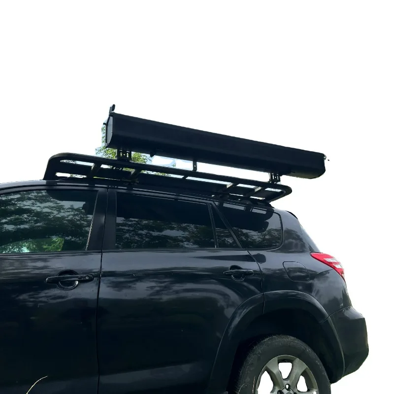 270 degree sunshade aluminum shell custom pop-up car side awning tent freestanding 270 degree awning for sale