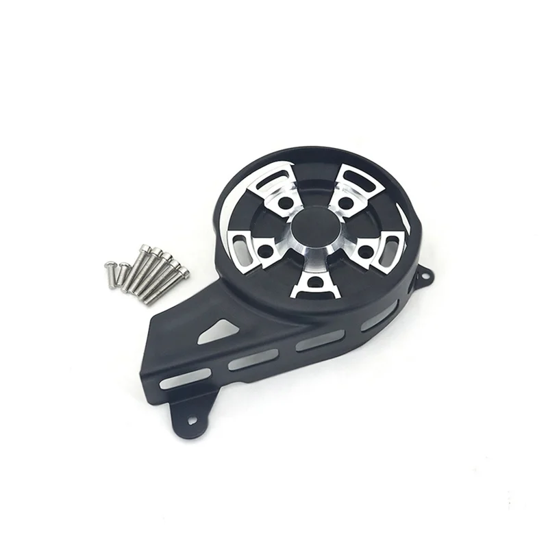 

L38A-Motorcycle Left Sprocket Cover Pulley Engine Upper Guards For Sportster S 1250 RH1250 Nightster 975 2022 2021