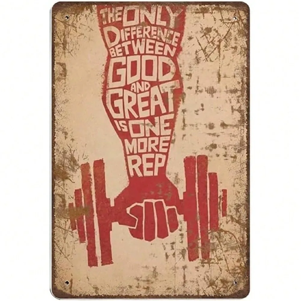 

Ramadan Decoration 2026, Valentine Decorations, Vintage Metal Sign, Fitness Wall Art, Home Gym Decor, 8x12 Inches Tin Poster