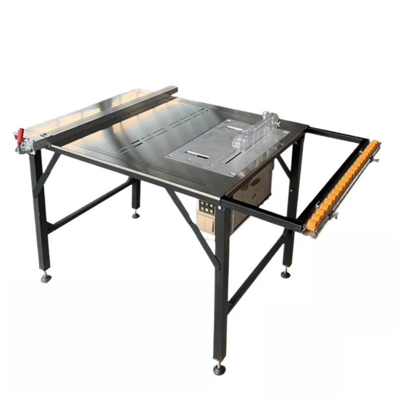 

Woodworking Small Multifunctional Push Table Saw Stainless Steel Folding Saw Cutting Machine Workbench