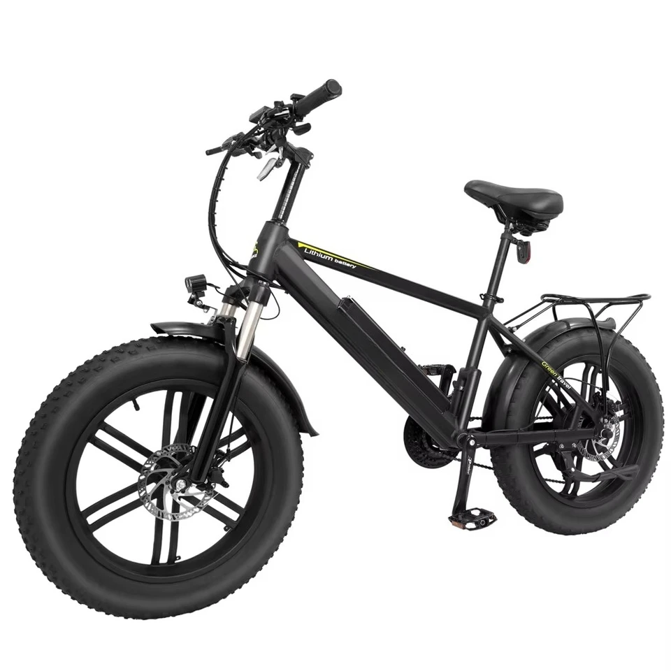 20 Inch Fat Tire Ebike 48V 500W 1000W Electric Bicycle 750W Mountain E Bike Power Assisted E-bicycle image 5
