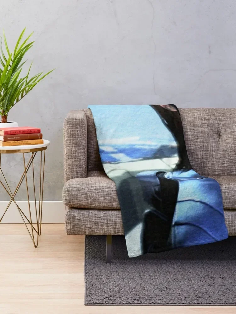 Mass Effect: Ashley Williams Digital Wall Painting Throw Blanket Large Plaid on the sofa Blankets