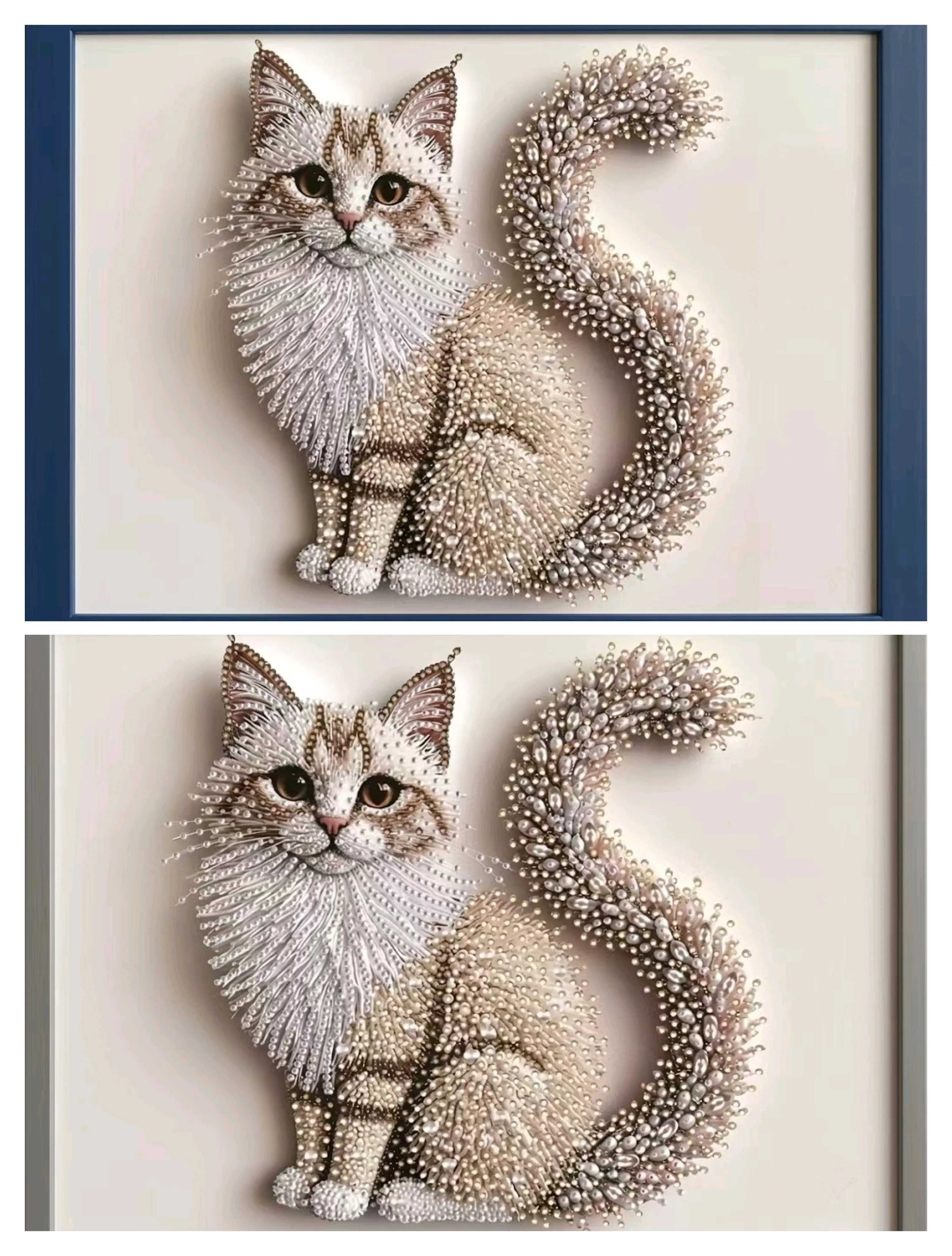 Cat three-dimensional decorative painting, suitable for wall decoration image 6