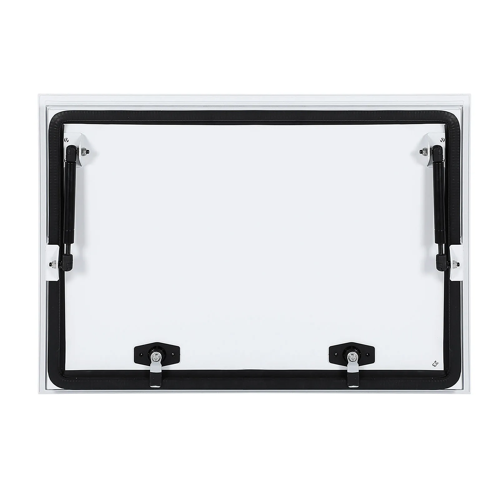 Puerta de compartimento de almacenamiento RV, puerta cuadrada de alta resistencia con barra de soporte Dual y cerradura de seguridad para caravana, remolque y autocaravana, 28x16 pulgadas