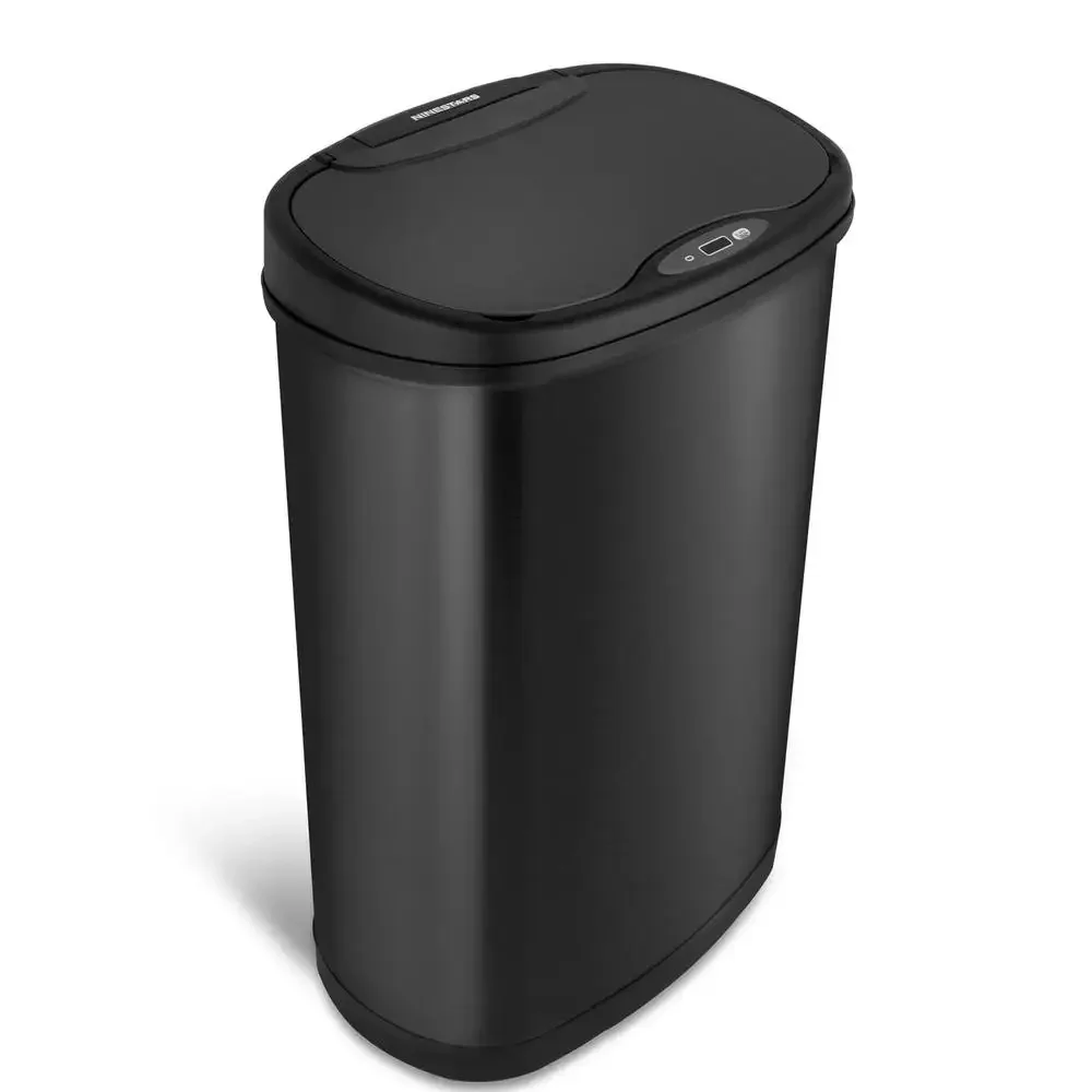 Motion Sensor Trash Can Automatic Garbage Bin 13.2 Gallon Soft Close Stainless Steel  SM-50-23BSS