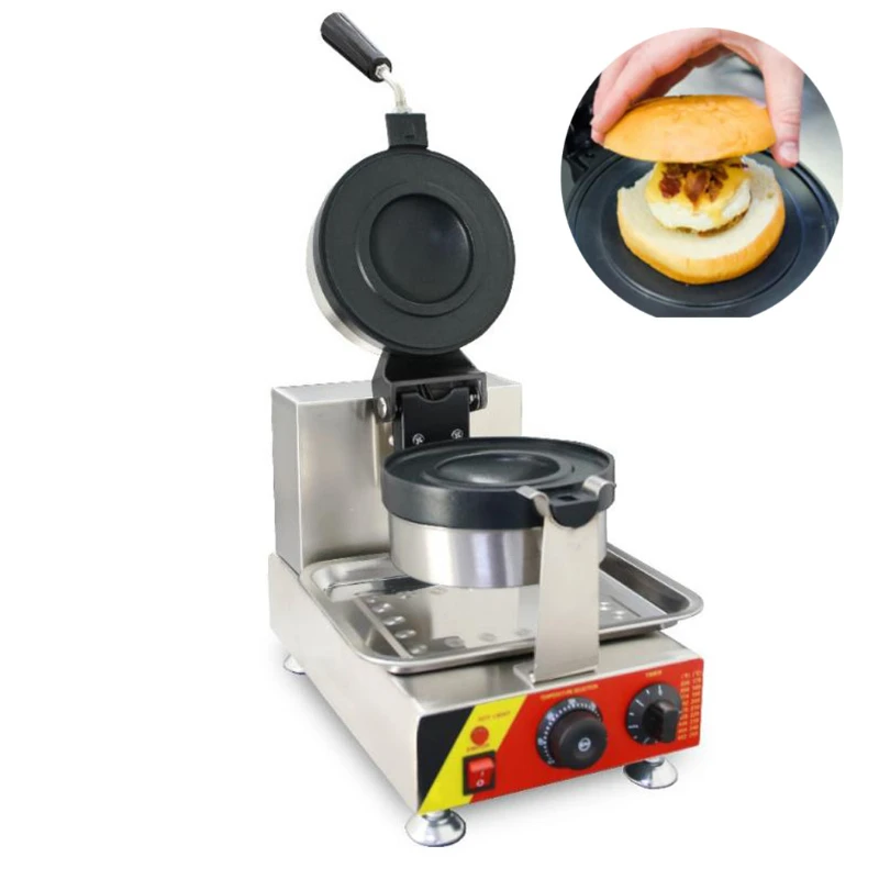 Commercial Gelato Panini Press Machine Electric Ice Cream Waffles Ufo Burger  Doughnut