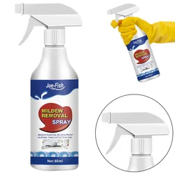 60ML Mildew Cleaner Foam Powerful Bathroom Descaler Spray Mould and Mildew Remover for Walls Tiles Floors Sinks Bathtubs Toilets