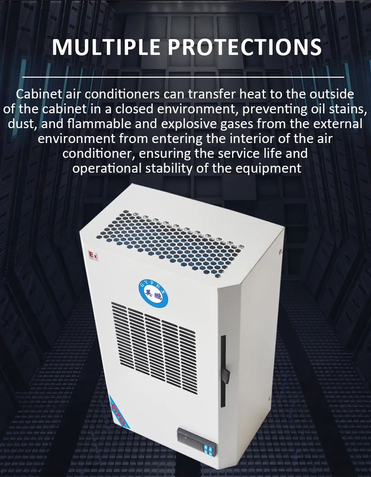 Explosion Proof Side Mounted Cabinet air Conditioning Is Suitable for High Humidity or Humid Environments