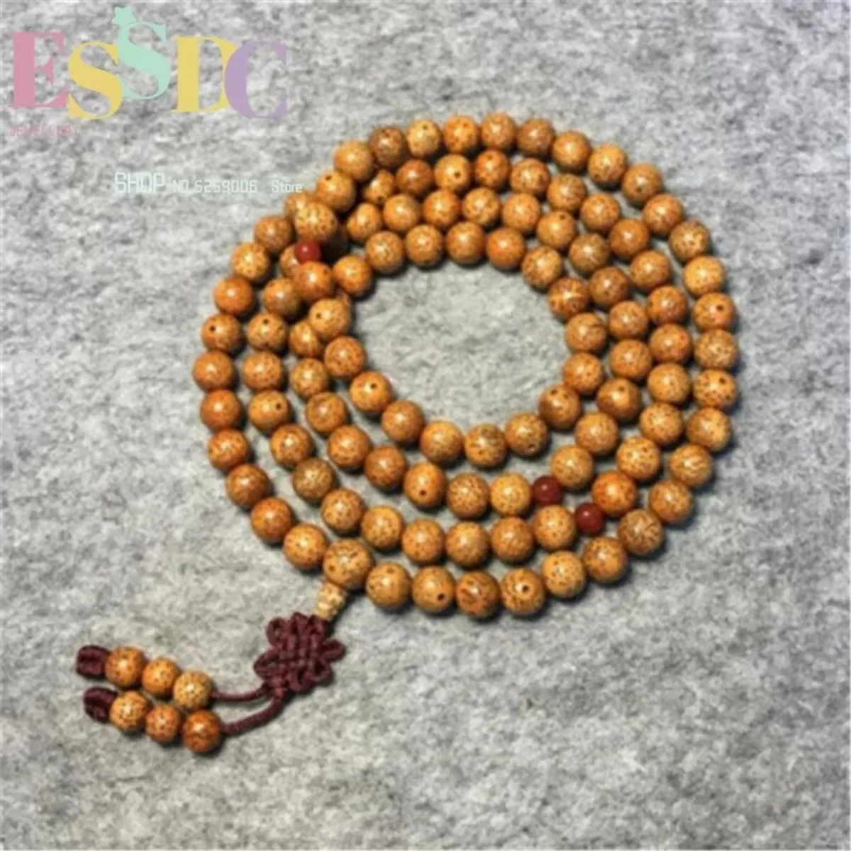 Tibetan 108 Prayer Mala Natural 10mm Weathered Yellow Star Moon Bodhi Seed Beads Bracelet or Yoga Meditation Necklace Rdopship