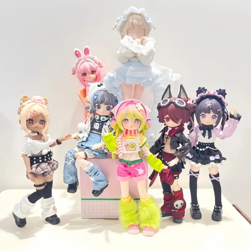 

New Freedom Advocates Cute 1/12 Bjd Blind Box Dolls Trendy Ornamental Figures Hand Puppets Action Figures Festival Gifts