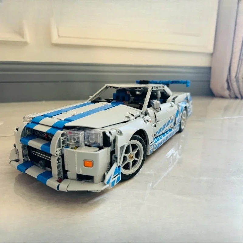42210 โมเดลรถสปอร์ต 'God of War' GT-R34 รุ่นใหม่ ชุดประกอบแบบกลไก ของขวัญวันเกิด ของขวัญคริสต์มาส ของขวัญวันฮาโลวีน