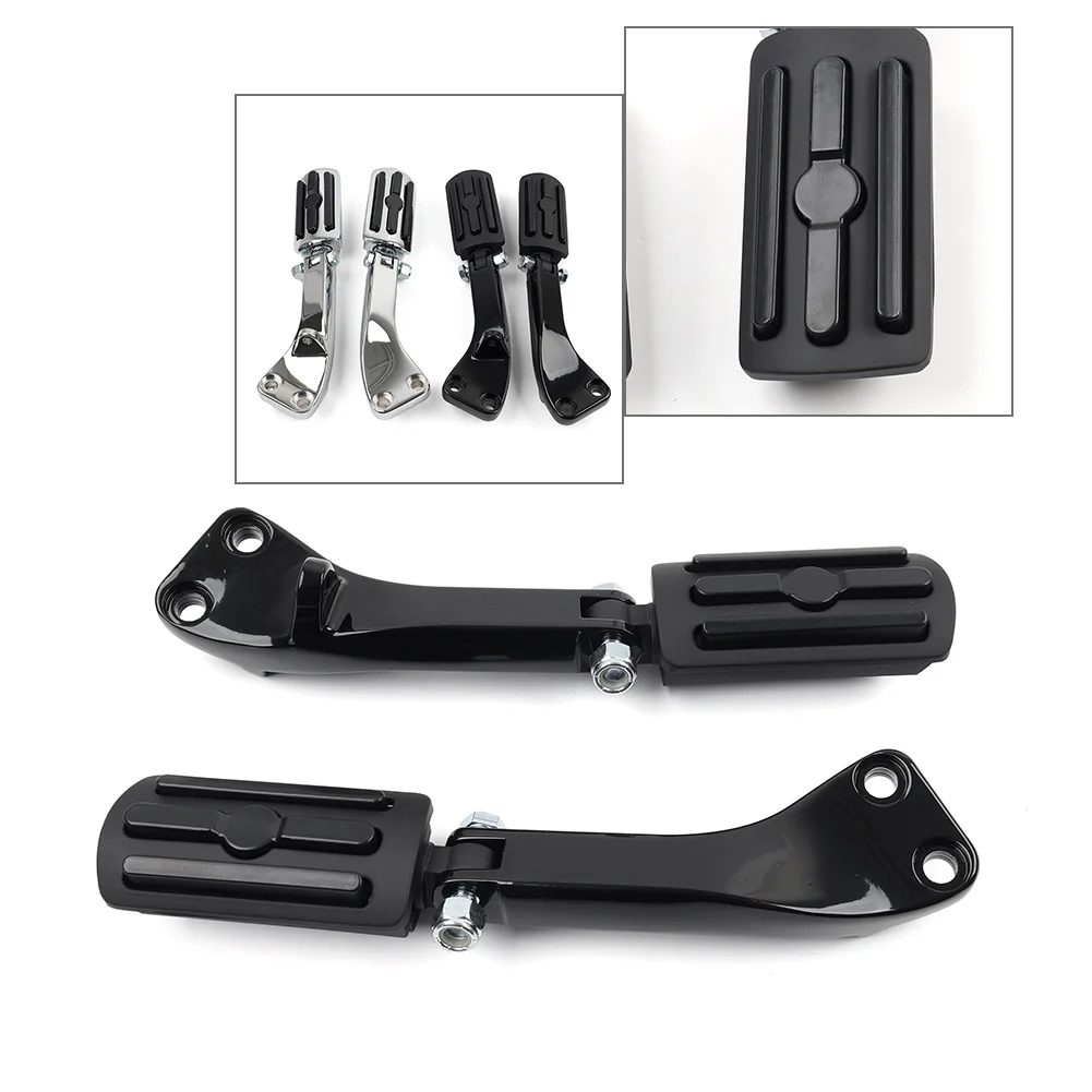 

2 Pcs Motorbike Rear Passenger Foot Peg Pedal Mount Bracket Kits Aluminum For Harley Dyna Glide Models Super Glide Fat Bob