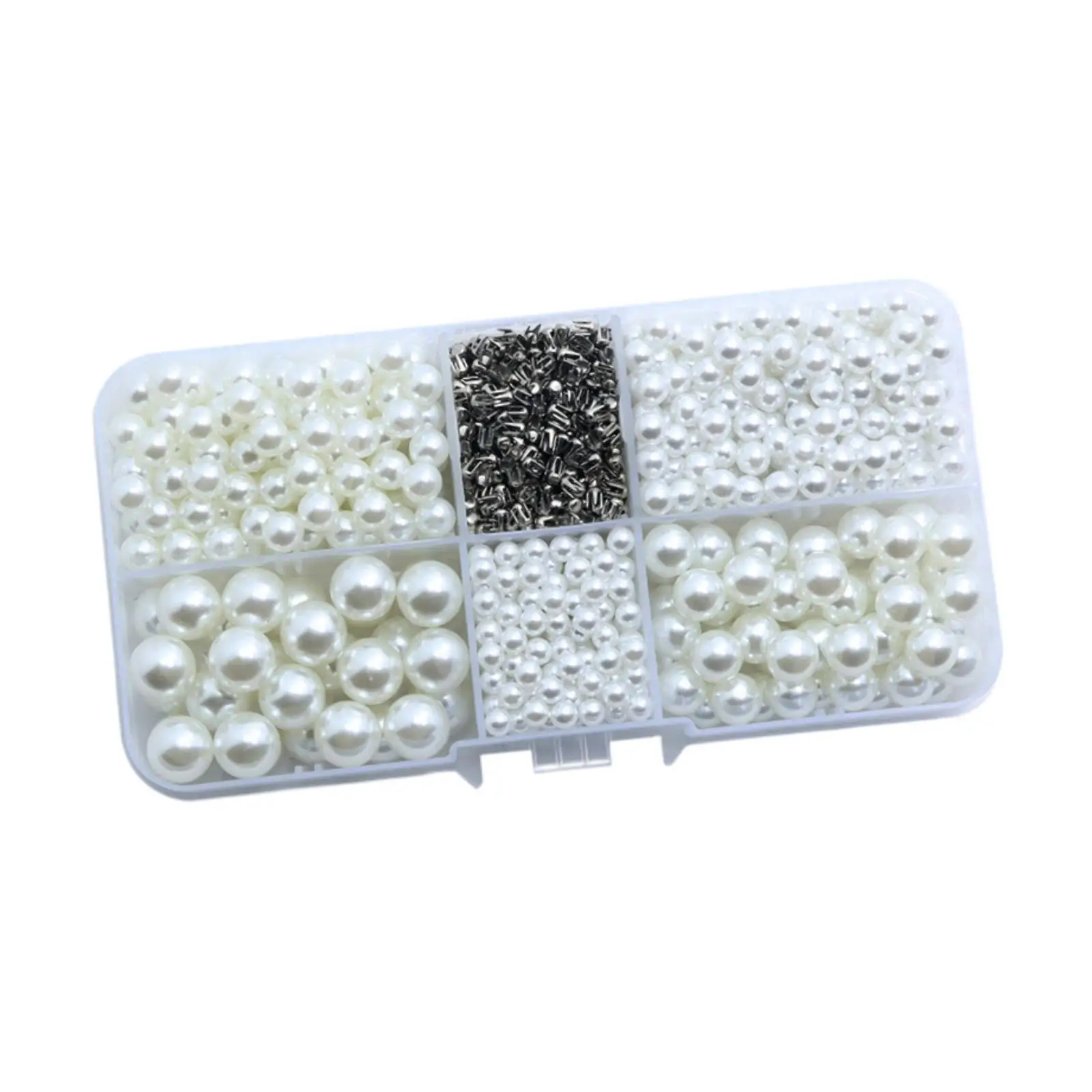 600Pcs Crafting Beads Multipurpose Imitation Handmade Loose Beads for Jewelry