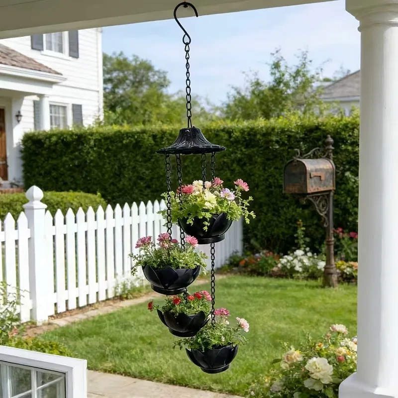 Japanese Style Eave Rain Chain Drainage Chain Chinese Style Gutter Rain Diverter Pendant for Villa Courtyard