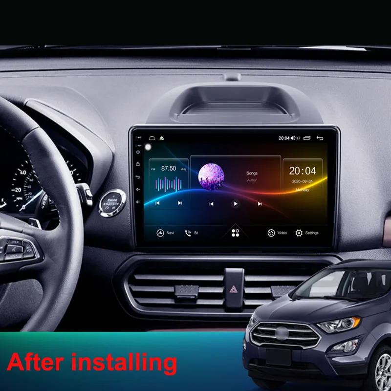 4G LTE Android for Ford EcoSport Eco Sport 2017 2018 2019 2020 2021 Car Radio Multimedia Video Player Navigation GPS RDS No Dvd