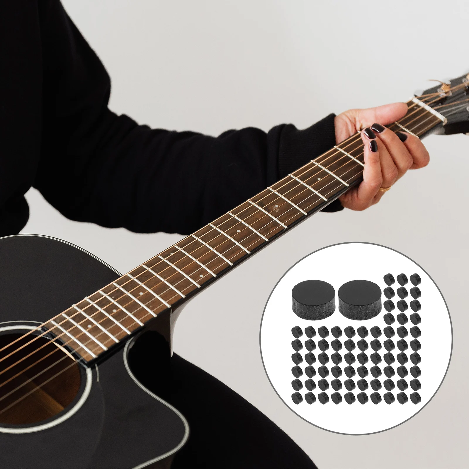 

100pcs Acrylic Fretboard Inlay Dots Guitar Fingerboard Markers Replacement Parts For Ukulele Mandolin Banjo Classical Folk