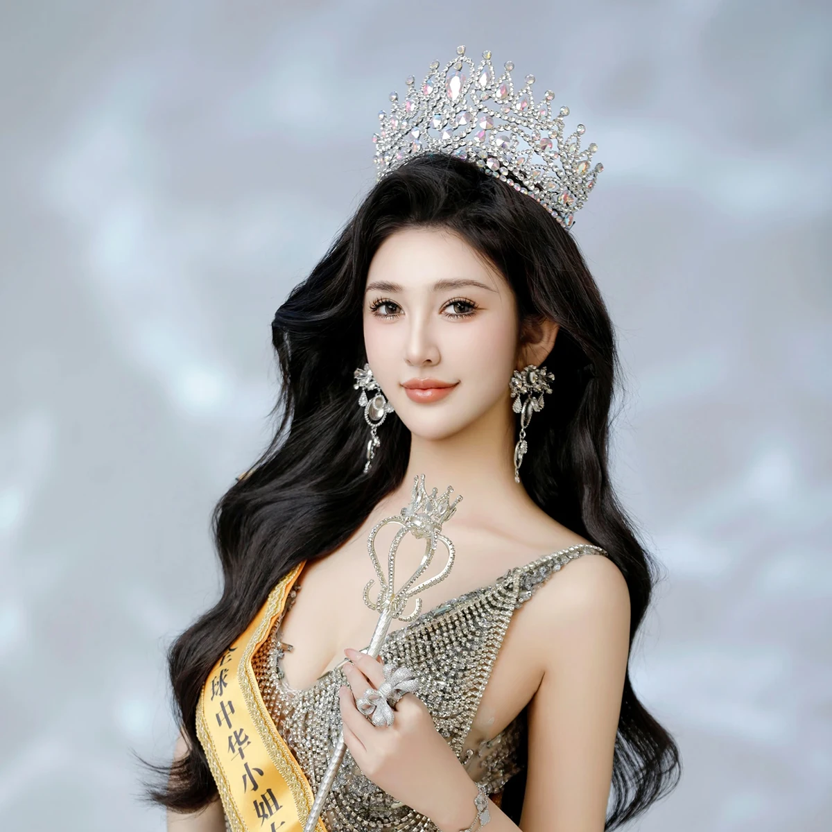 

NiuShuya New European Bride Hair Crown Beauty Pageant Laurels Baroque Large Tiaras Headpiece Accessories