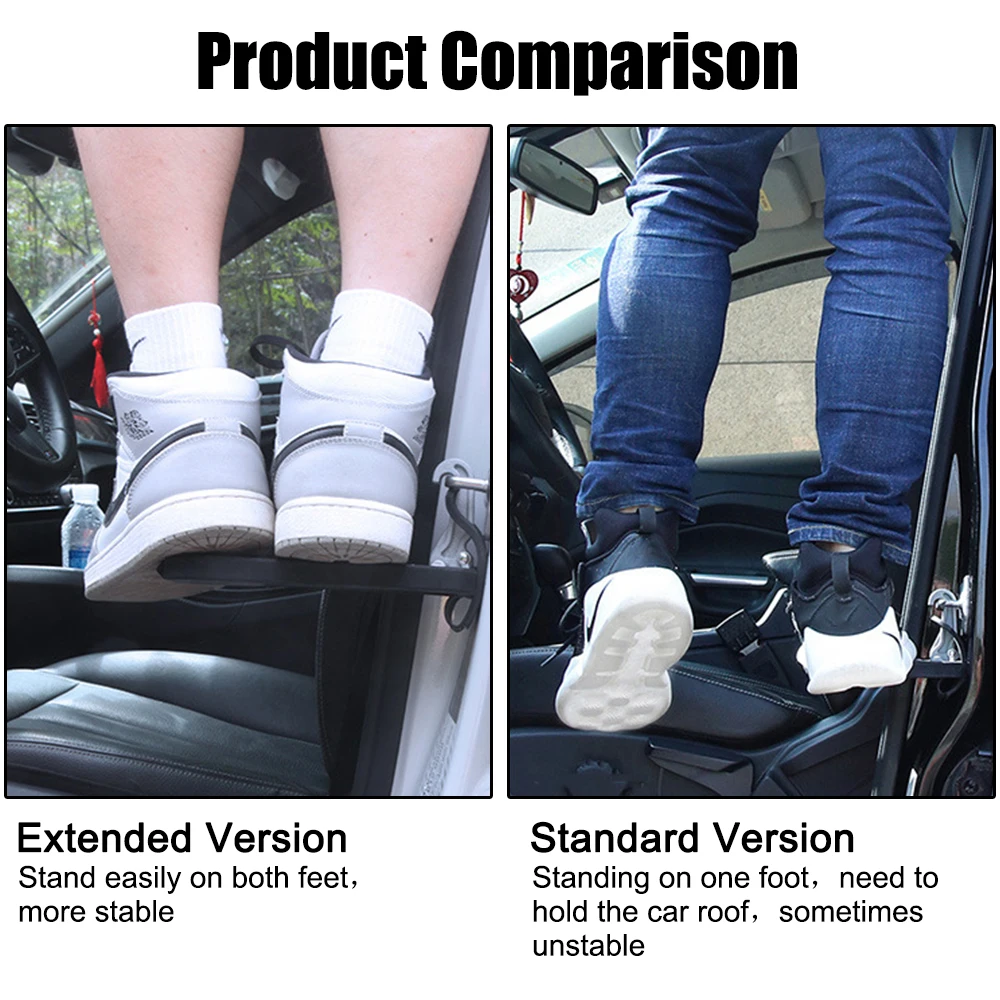 Emergency Window Breaker Foldable Car Roof Rack Step Pedal Auxiliary Foot Pedal Extended Car Door Step Multifunction Latch Hook