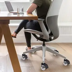 Universal Mute Wheel Office Chair Caster Swivel Rubber Soft Safe Rollers Furniture Hardware Chair Wheels for Desk Office
