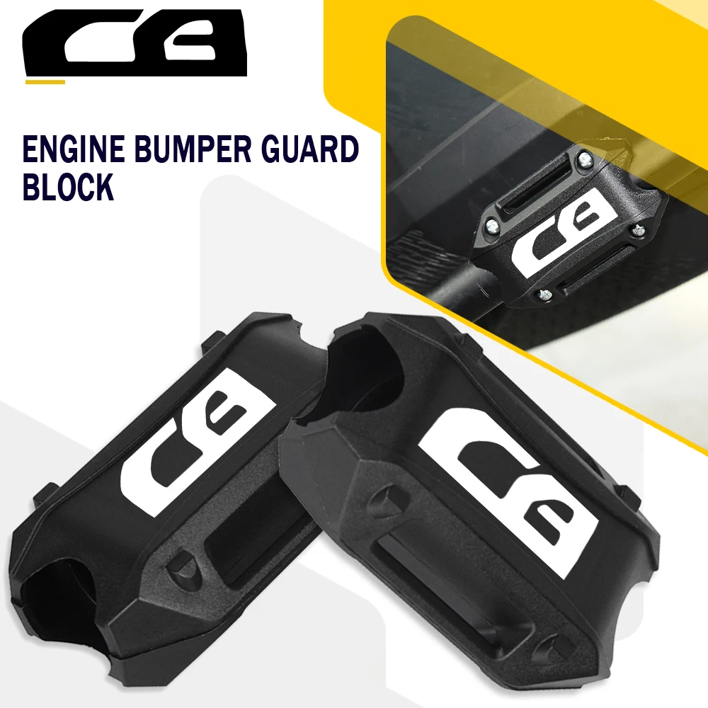 

Motorcycle Bumper Engine Guard Block Crash bar Protection For HONDA CB 125 150 190 250 300 400 599 600 650 750 CB900F CB1000R