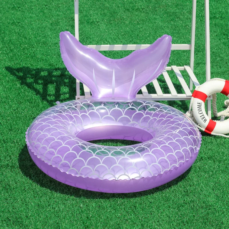 1pc Thickened Swim Ring | Underarm Waist Ring | New Swim Ring, Mermaid Tail Swim Ring, Children's Swim Ring, Mermaid Waist Ring