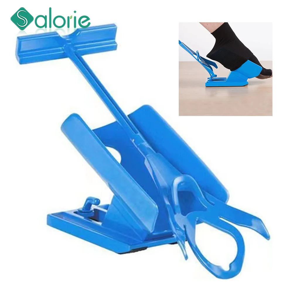 No Bending Sock Aid Kit Easy on And Off Stocking Slider Pulling Assist Device Sock Helper Aid Tool for Socks Foot Brace Support