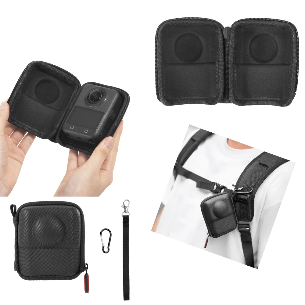 

Mini Bag Case for DJI OSMO 360 panoramic Camera Single-unit Storage Bag with strap and Hook,Carrying Portable Camera Accessories