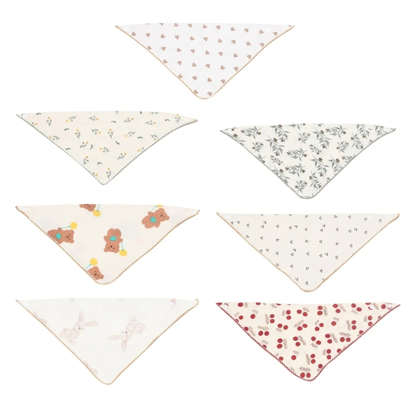 2024 New Multifunctional Muslin Bibs Soft and Absorbent  Bib for Babies Feeding Apron Toddlers Breathable Saliva Towel