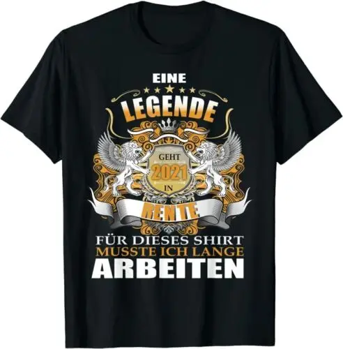 

Neu Rentner eine Legende geht in den Ruhestand 2021 Rente Männer Gift T-Shirt