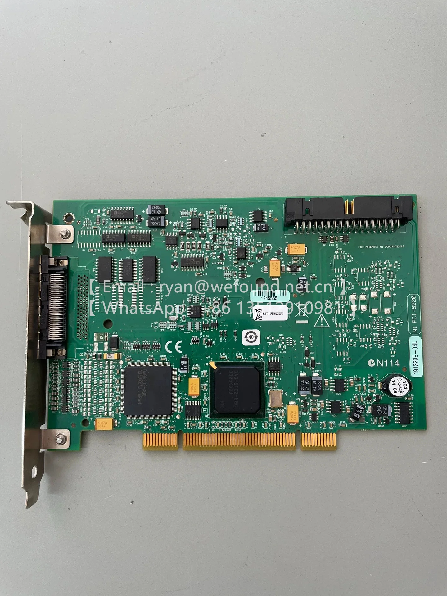 PCI-6220  16 AI (16-Bit, 250 kS/s), 24 DIO PCI Multifunction I/O Device