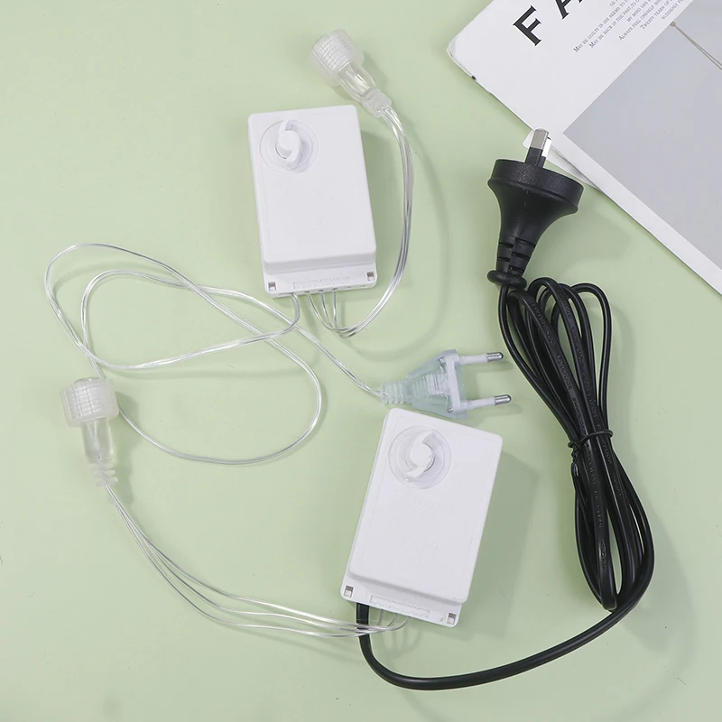 AU EU UK LED Plug Dimmer 8 Modes EK-04 Knob Controller Bright Curtain Icicle Lamp String Lights Waterproof Constant Brightness