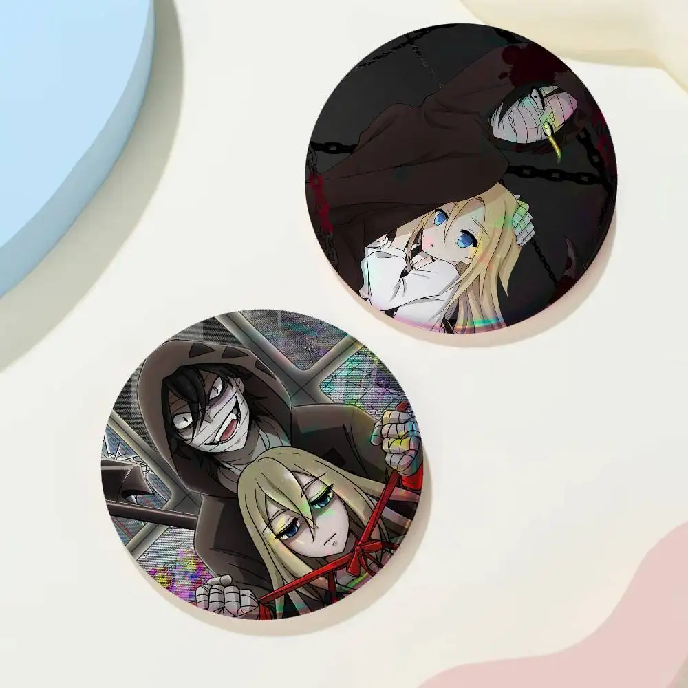A-Angels Of Death For Badge Custom Laser Hologram Enamel Pin Badge Logo Metal Lapel Brooch For Clothes Bag Accessory Gift