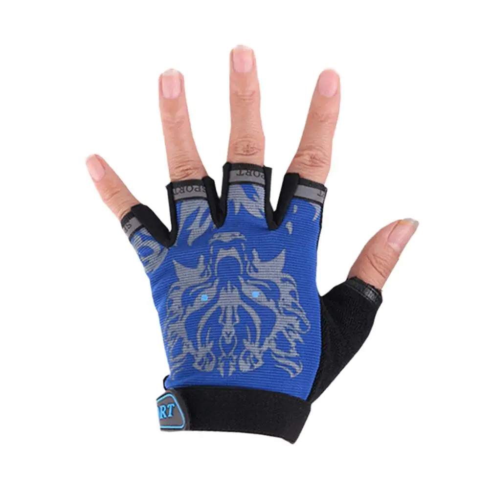 

Half Finger Cycling Breathable Durable Kids Riding Gloves Sweat Absorbing Non Slip Children Gloves for Cycling