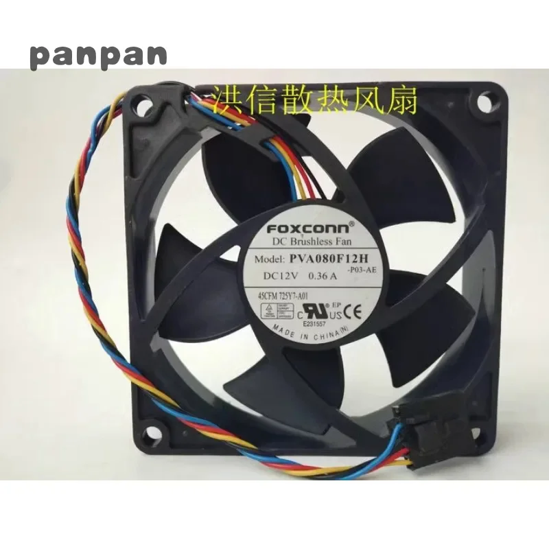 Original New Cooler Fan for FOXCONN PVA080F12H 12V 0.36A Dell OptiPlex990 Fan 725Y7